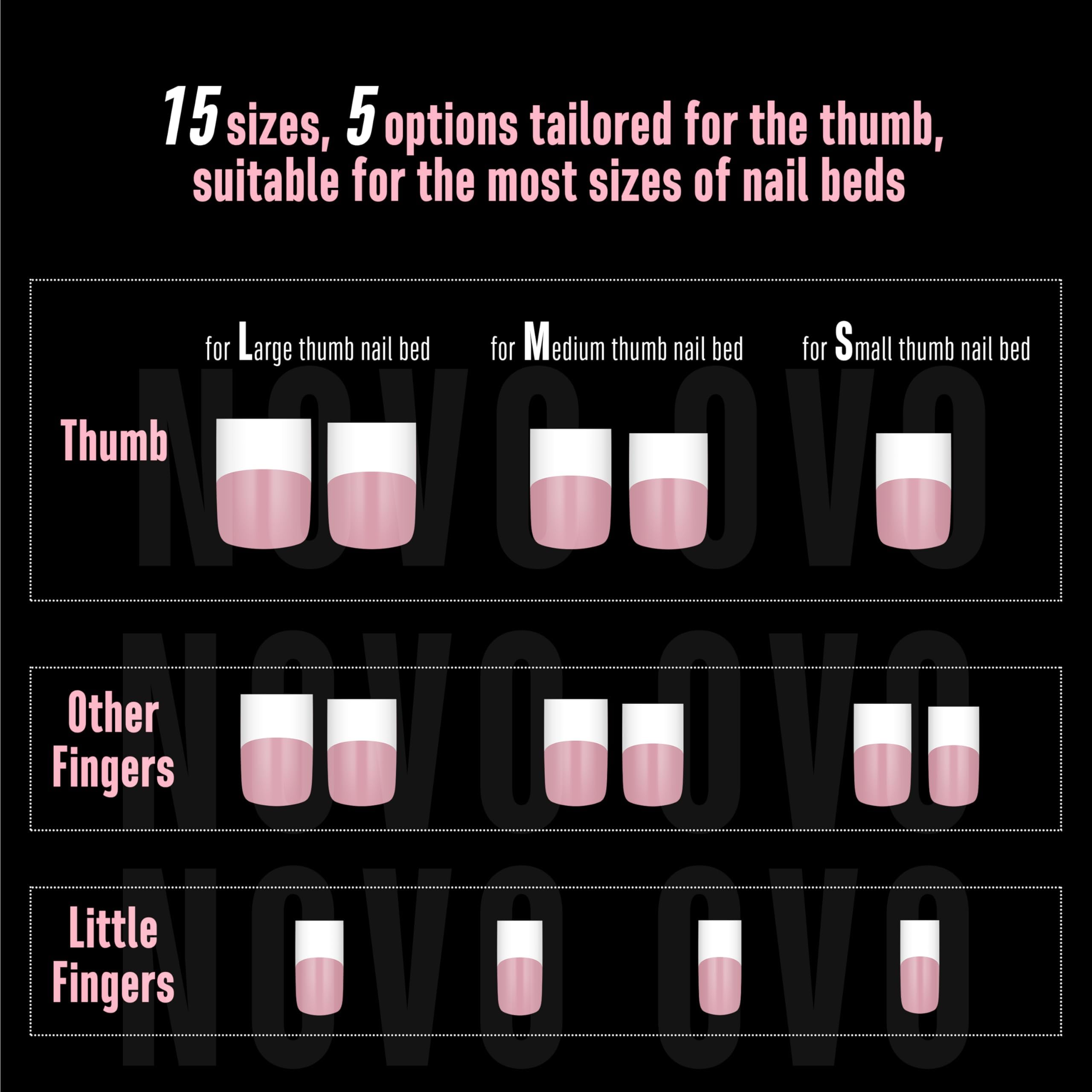 NOVO OVO full-cover nail tips offer salon-like options at home.