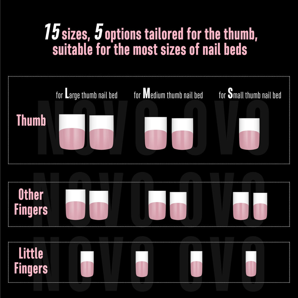 NOVO OVO full-cover nail tips offer salon-like options at home.