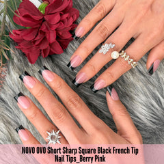 Novo OVO premium PMMA soft gel tips are ultra-transparent and easy to soak off.