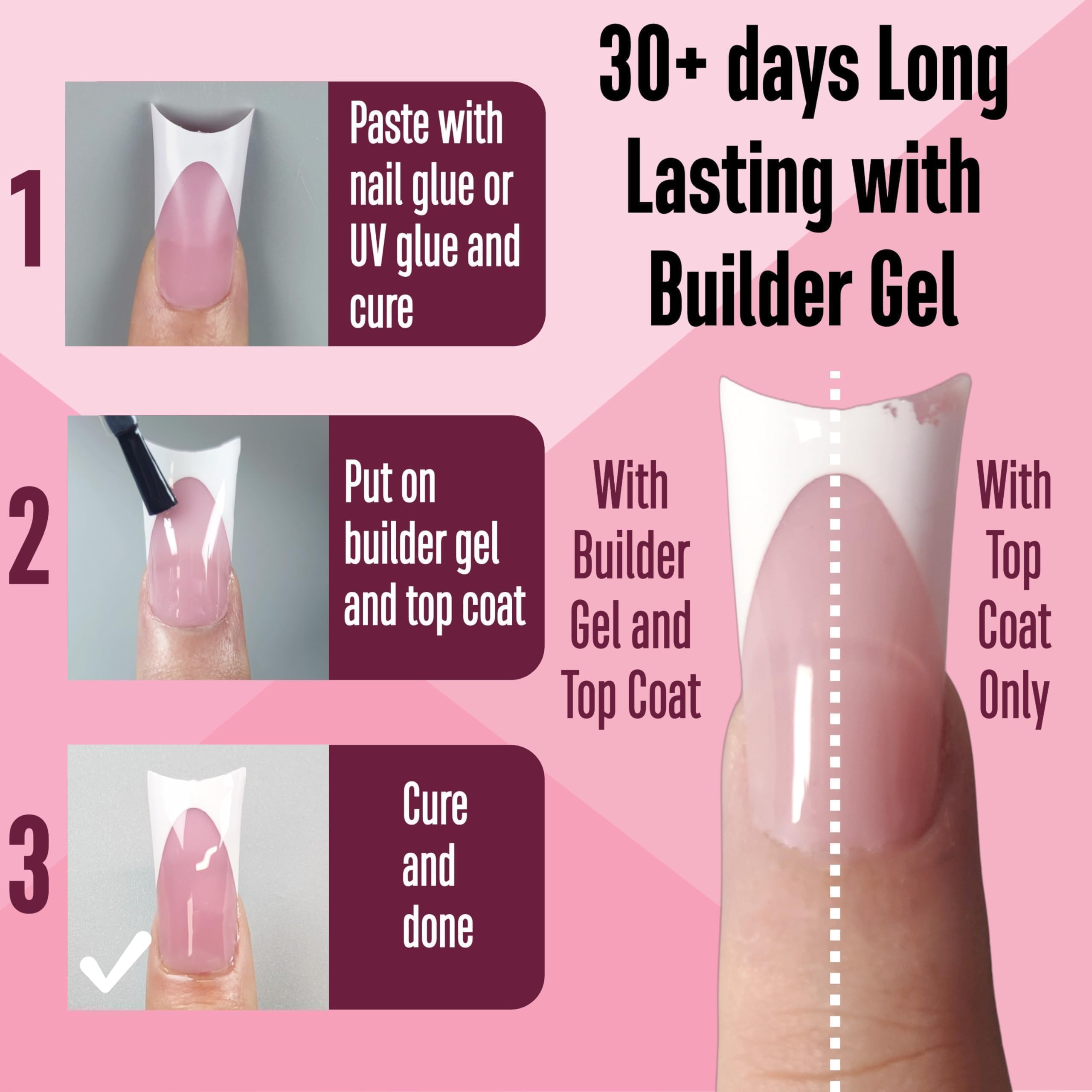 Pre-etched matte finish on NOVO OVO duck feet tips for easy application