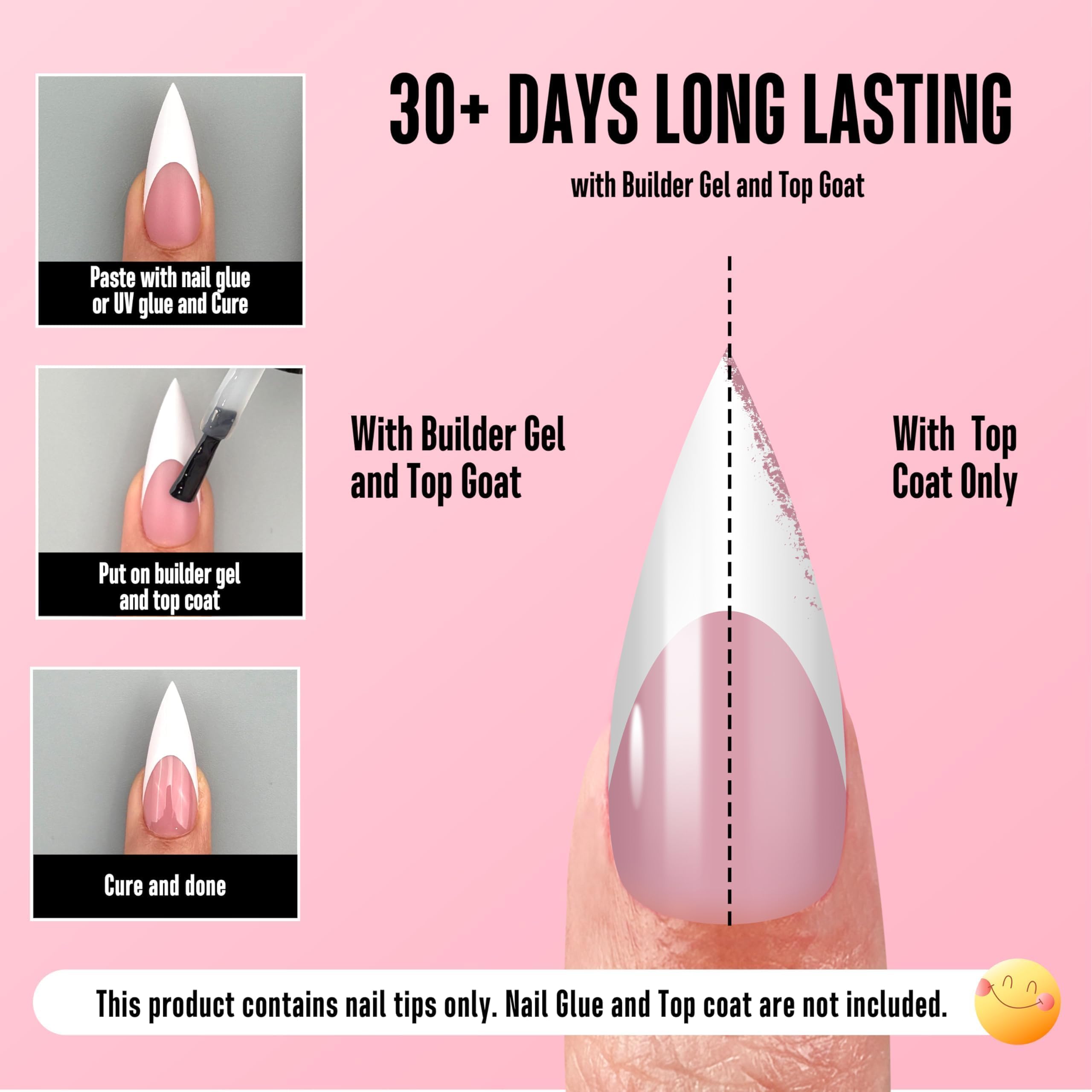 NOVO OVO comprehensive nail tips kit for professional or home use.