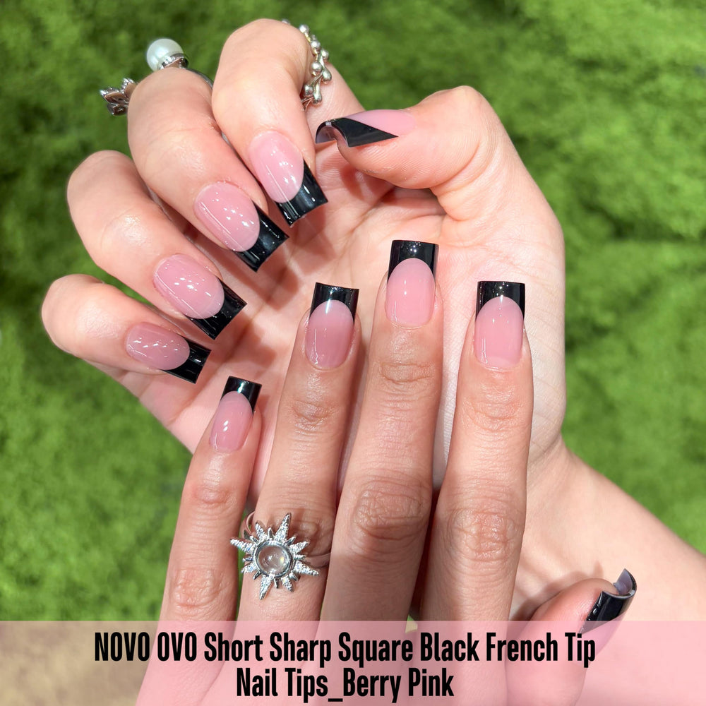 Novo OVO soft gel tips in 15 sizes to fit different nail beds precisely.