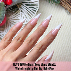 NOVO OVO soft gel translucent tips with ultra clear coverage