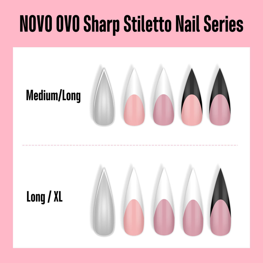 NOVO OVO curved tips and shapes for customization.