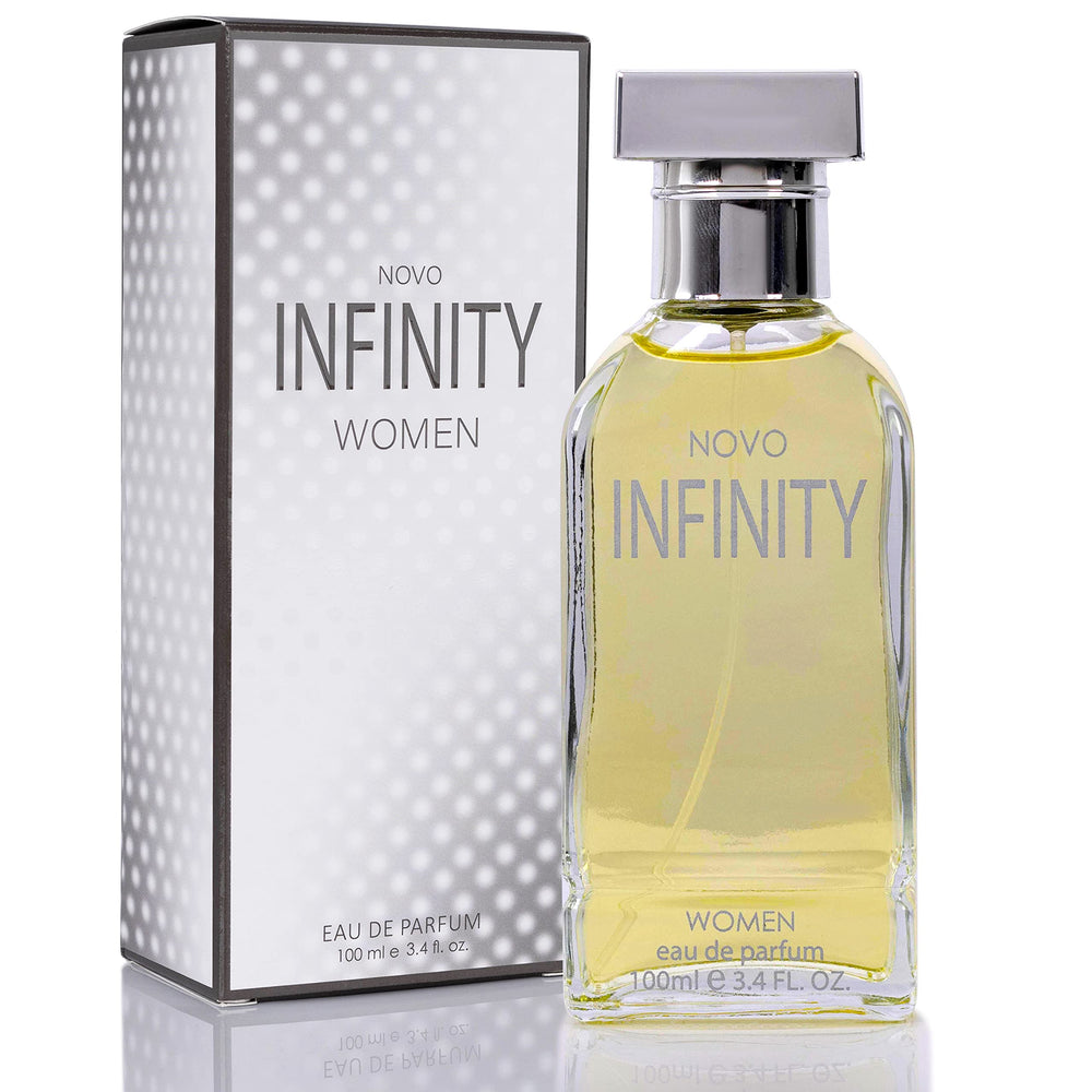 NovoGlow Infinity for Women bottle front view, ideal for gifting and daily wear