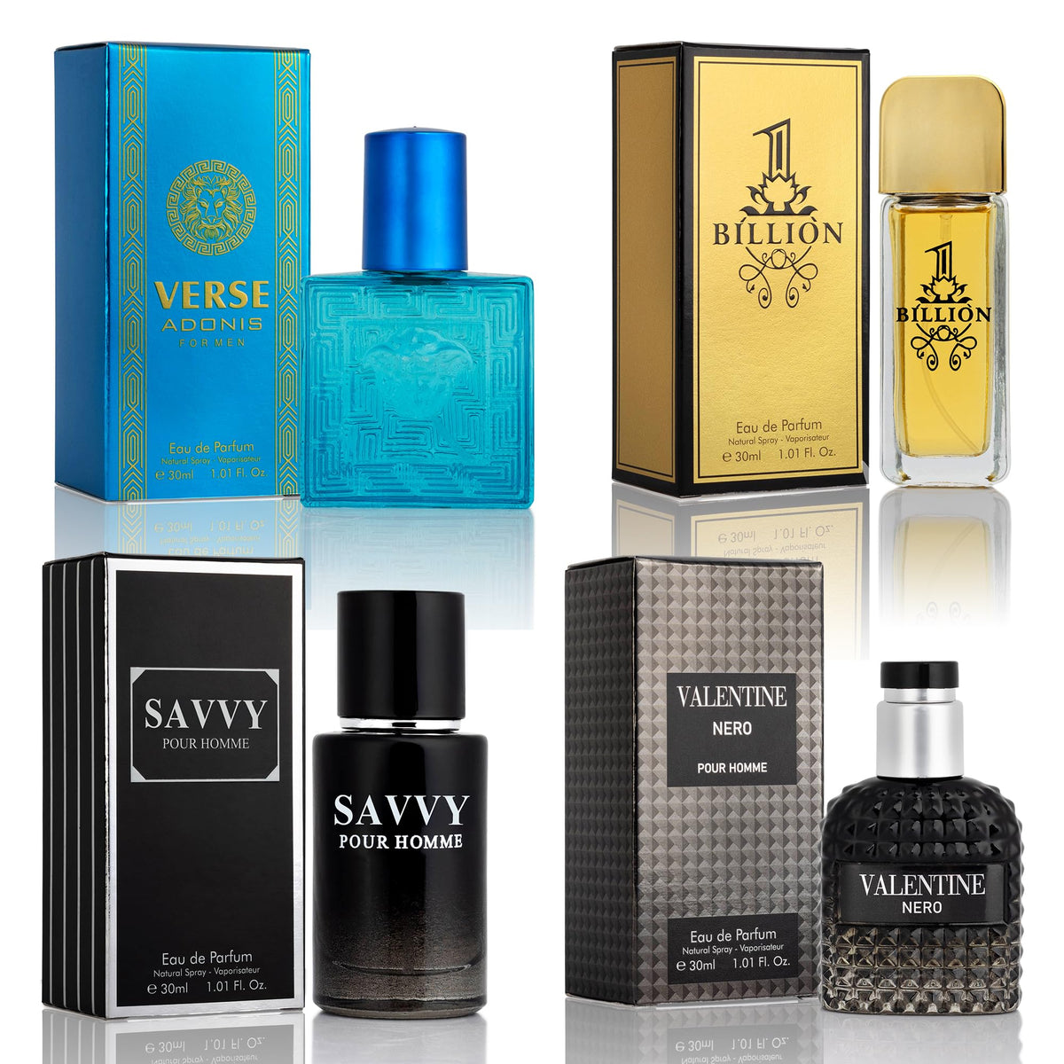 NovoGlow Signature Scent 4-Piece Box on display, ready to gift