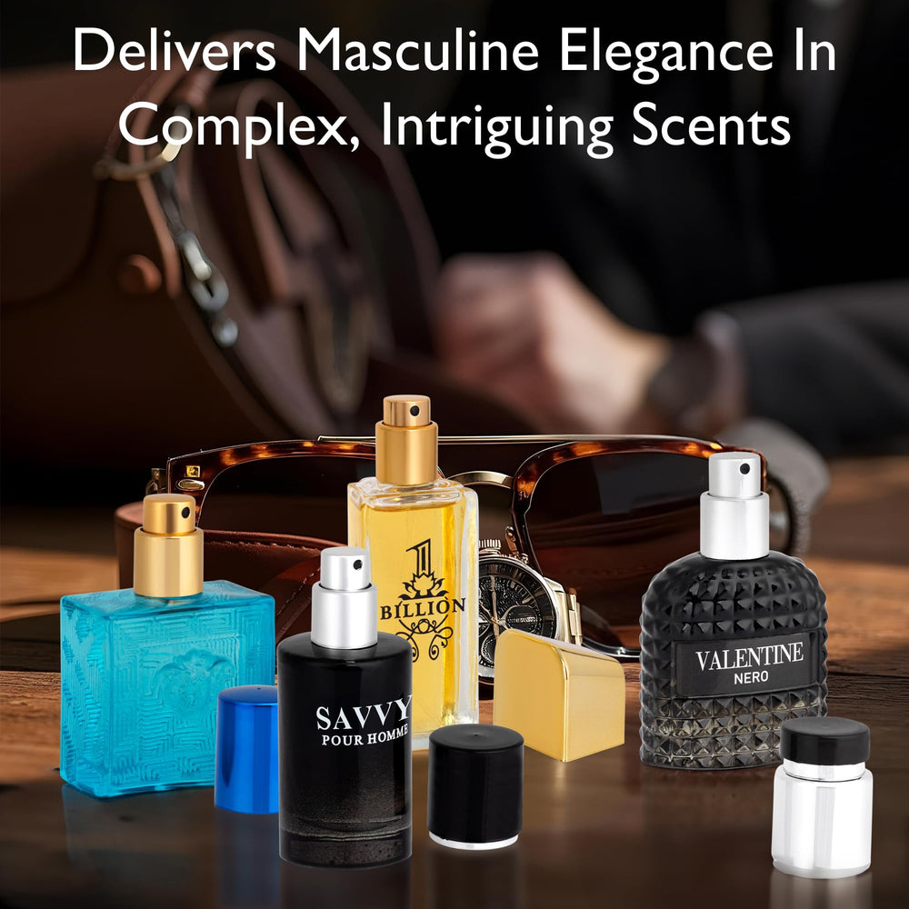 NovoGlow Signature Scent travel friendly 30 ml bottles in a bag