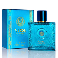 NovoGlow Verse Adonis bottle front view, ideal for daily wear.