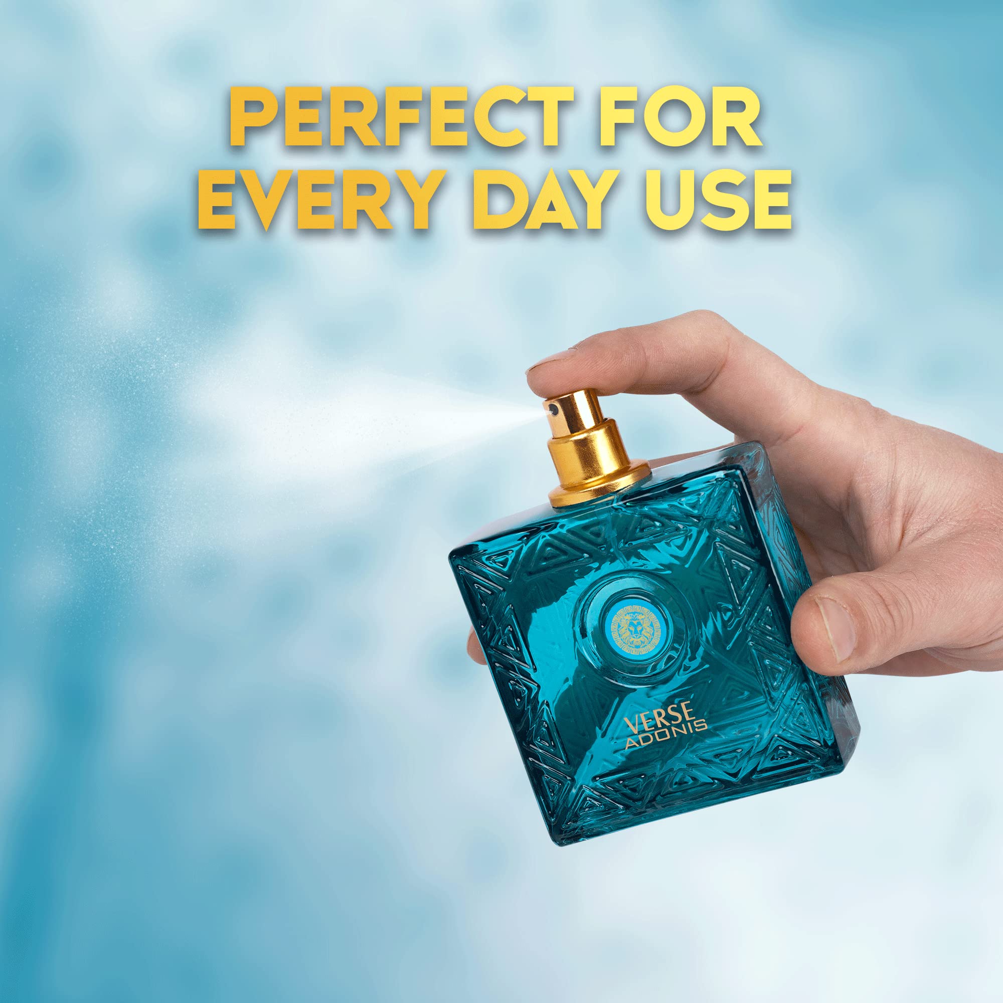 NovoGlow Verse Adonis cedar-vanilla base notes evoke lasting warmth.