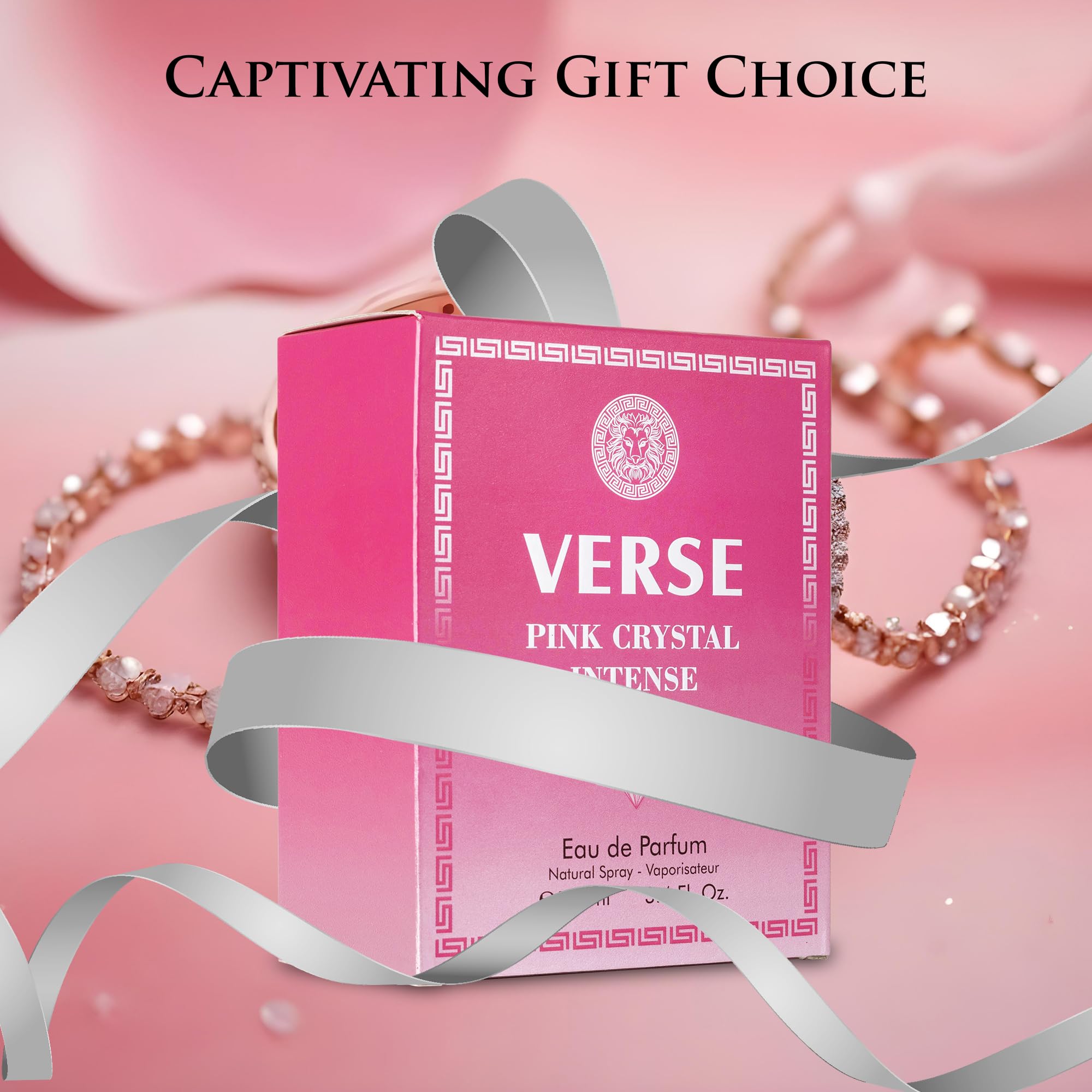 NovoGlow Verse Pink Crystal Intense gift box ideal for celebrations