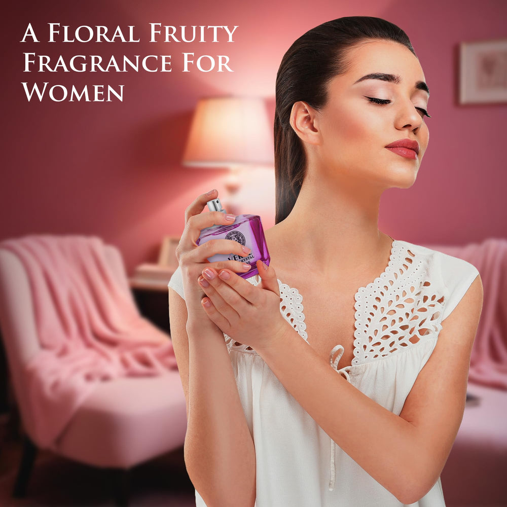 NovoGlow Verse Pink Crystal Intense packaging with a luxurious gift-ready box