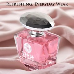 NovoGlow Verse Pink Crystal top notes opening with refreshing zest