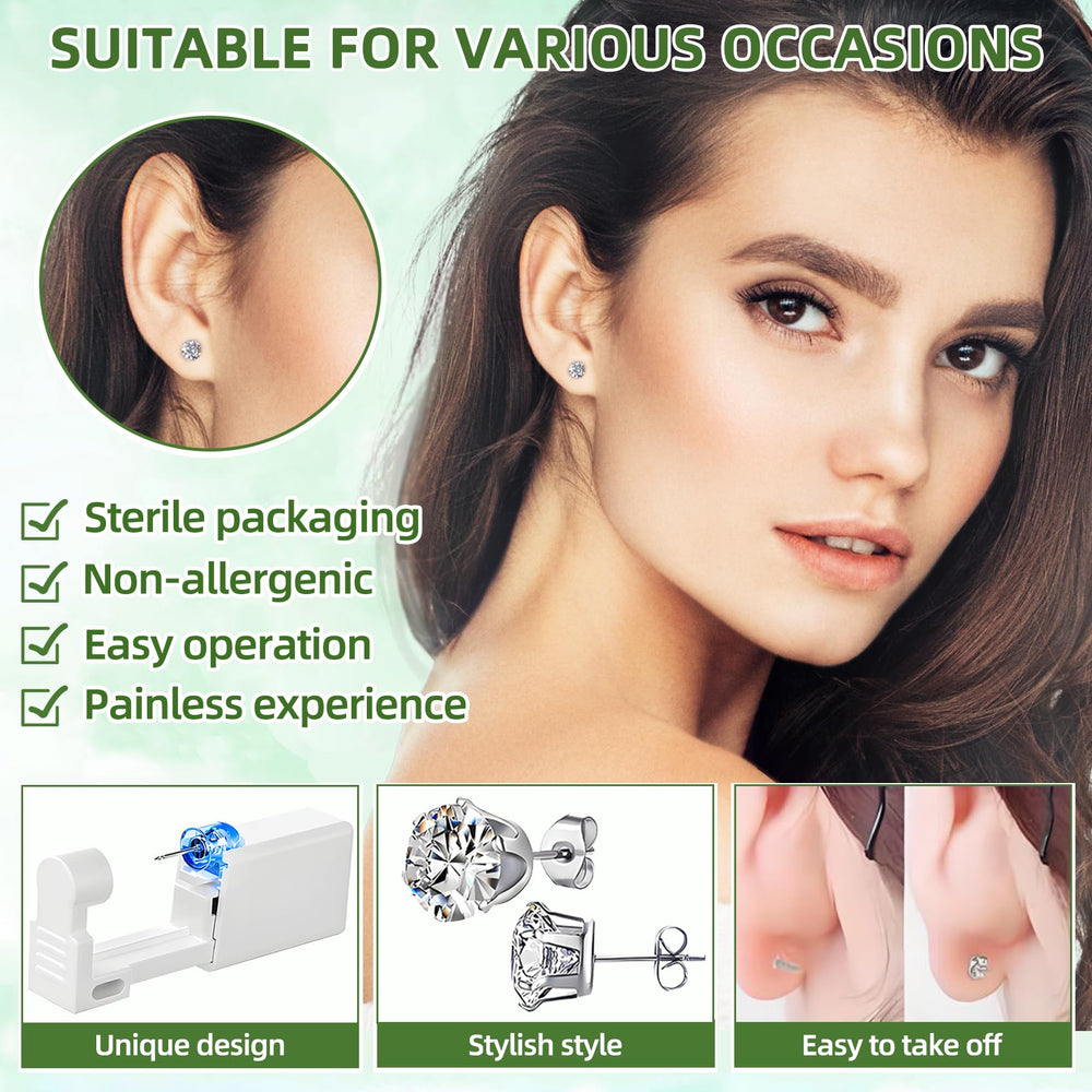 Transparent box packaging from Novopiercing for convenient storage.
