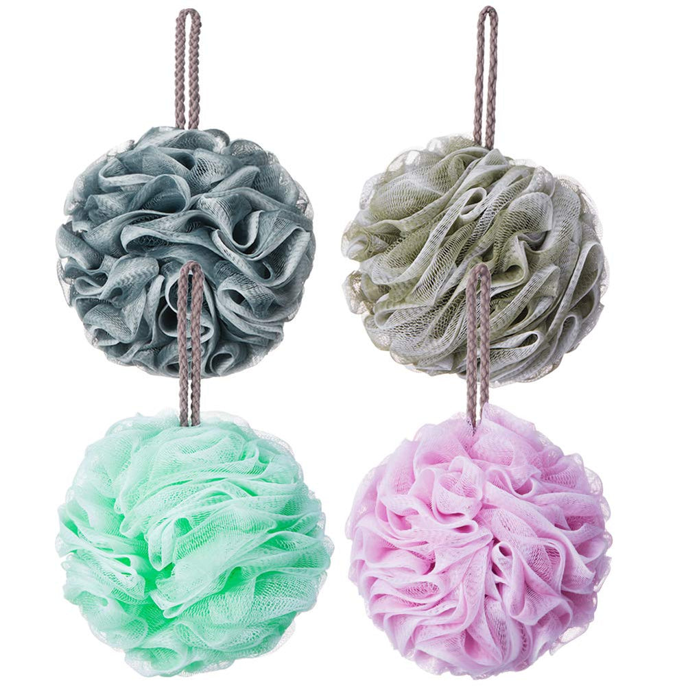 Novosun loofah sponge green pack for gentle exfoliation and rich lather.