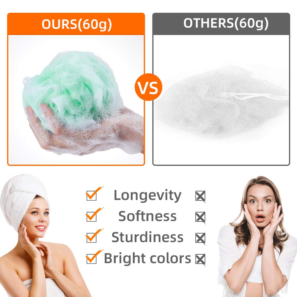 Novosun grey eco-friendly loofah sponge ideal for sensitive skin.