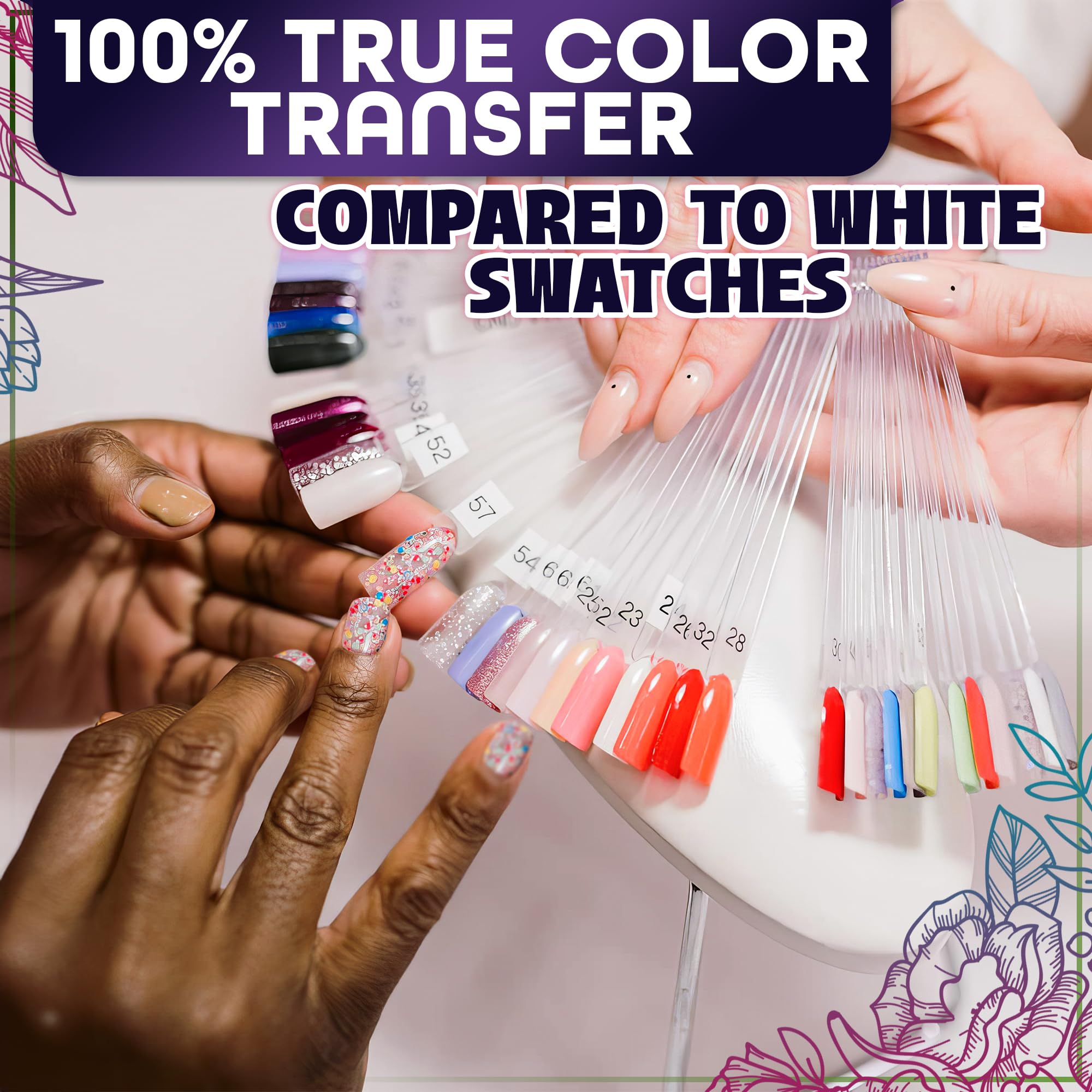 Novsix brillo muestra uñas para resultados consistentes