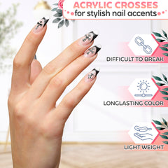 Novsix collection includes 120 crosses in multiple styles for diverse nail art
