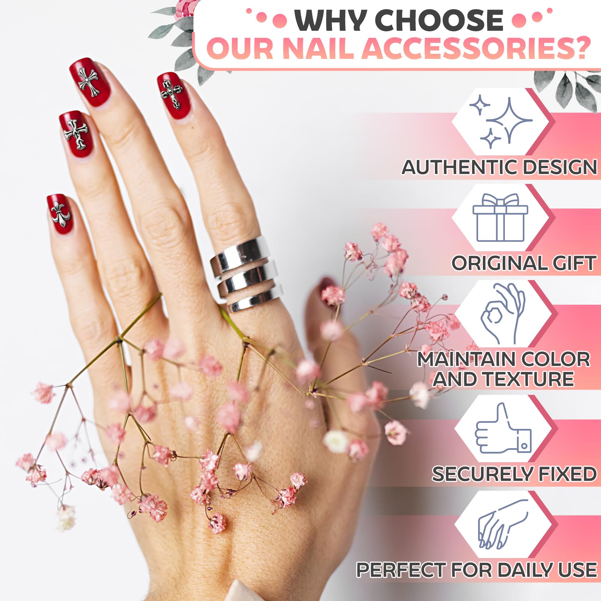 Novsix cross charms are lightweight and comfortable for all-day wear