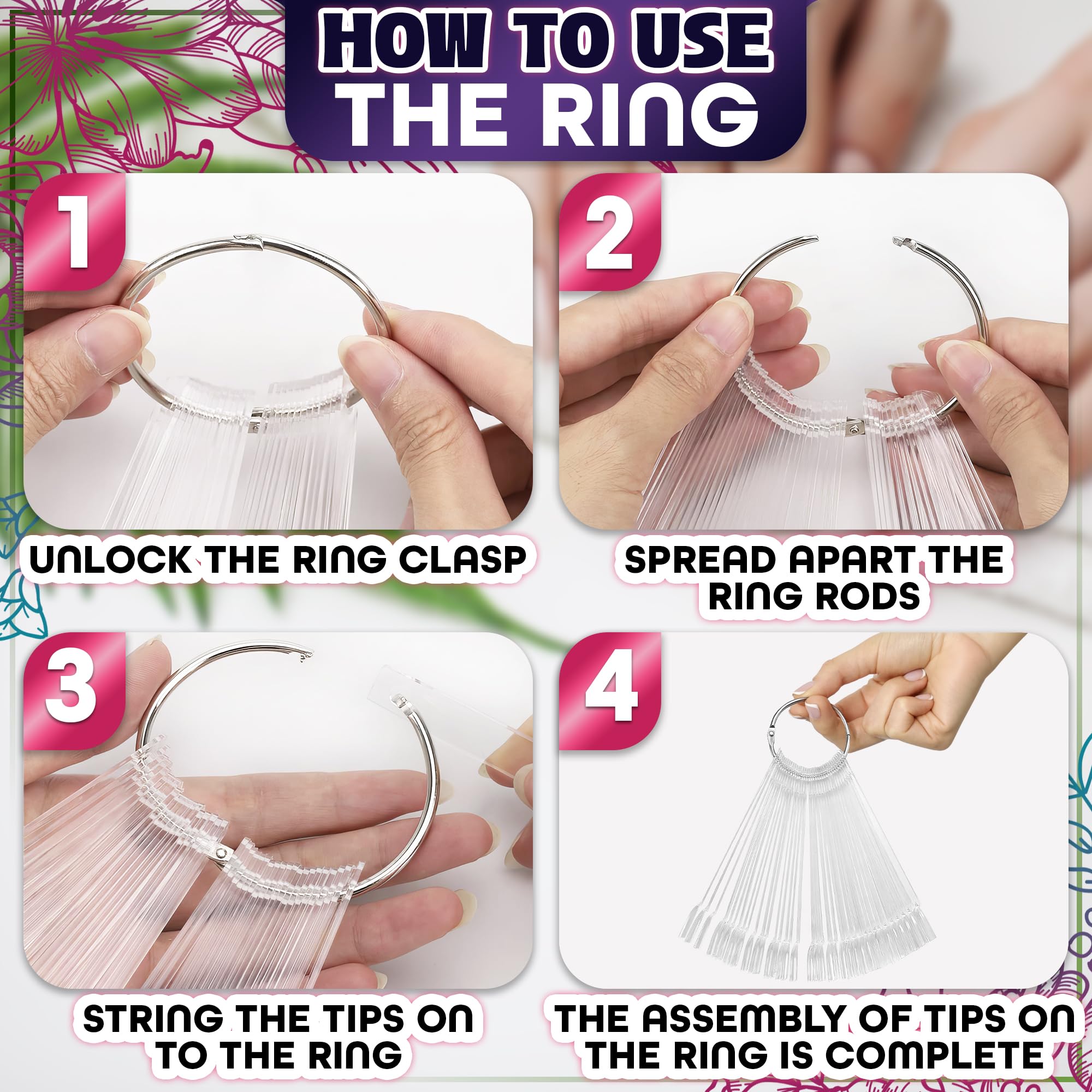 Novsix prueba color uñas transparente para comparar tonos