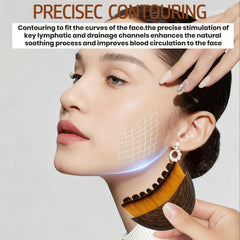 NOVWEE face massager for chin and jawline sculpting and relaxed facial tension.