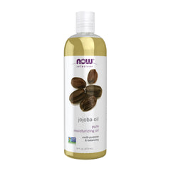 NOW Foods Jojoba Oil 16oz bottle ready for skincare and hair care