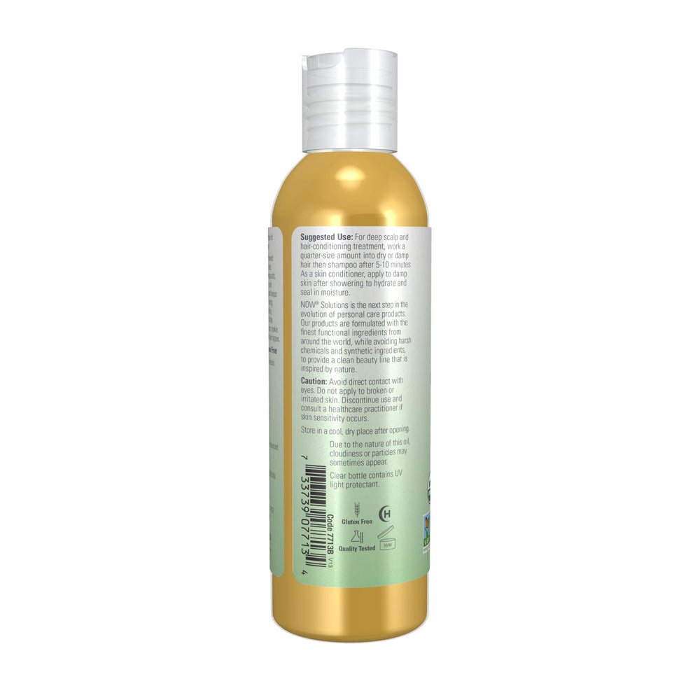 NOW Foods Jojoba Orgánico, etiqueta USDA, cuidado delicado de la piel