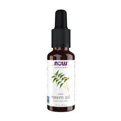 NOW Foods neem oil 100% puro, aceite natural para cuidado de la piel.