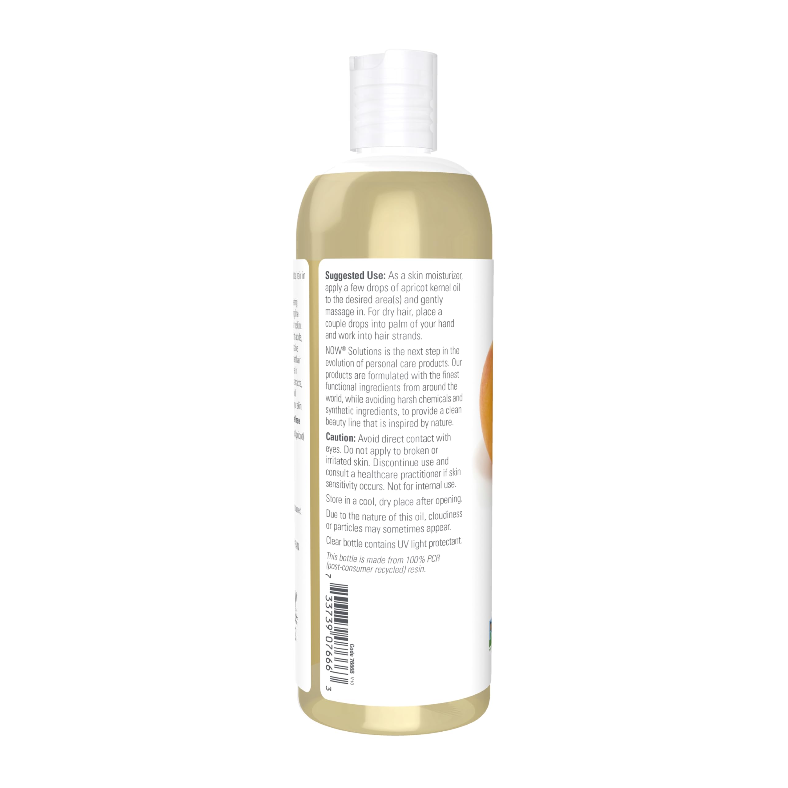 NOW Foods Aceite de Albaricoque aplicacion diaria en rostro y cuello
