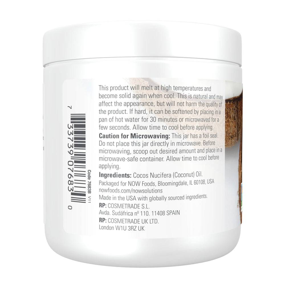 NOW Foods Aceite de Coco: hidratación profunda para piel y cabello.