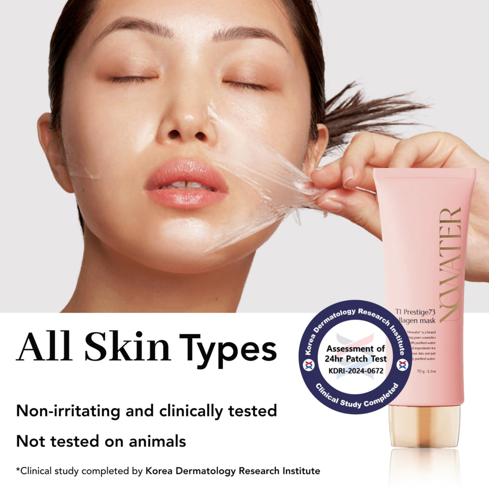 NOWATER Mascara efecto piel-vidrio: ilumina y suaviza al instante.