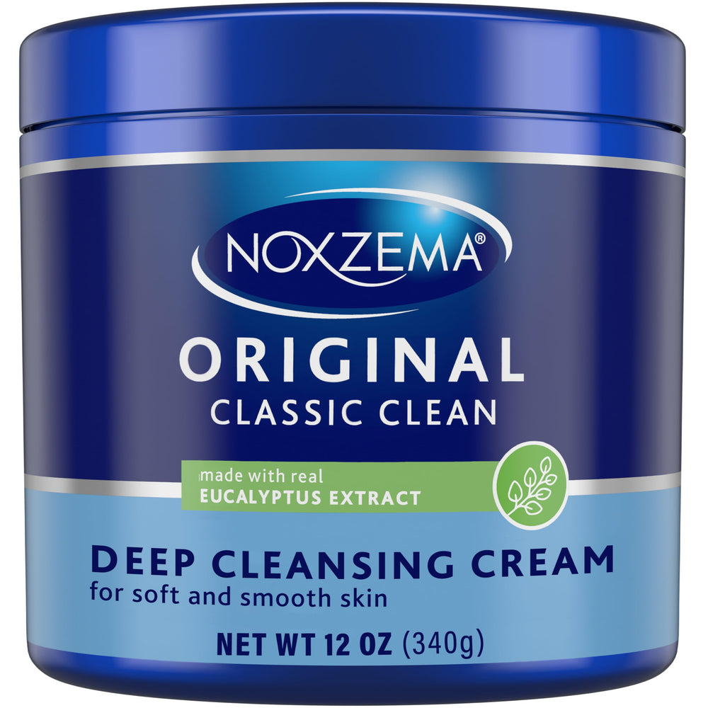Noxzema Classic Clean Cream in jar showing deep cleansing texture