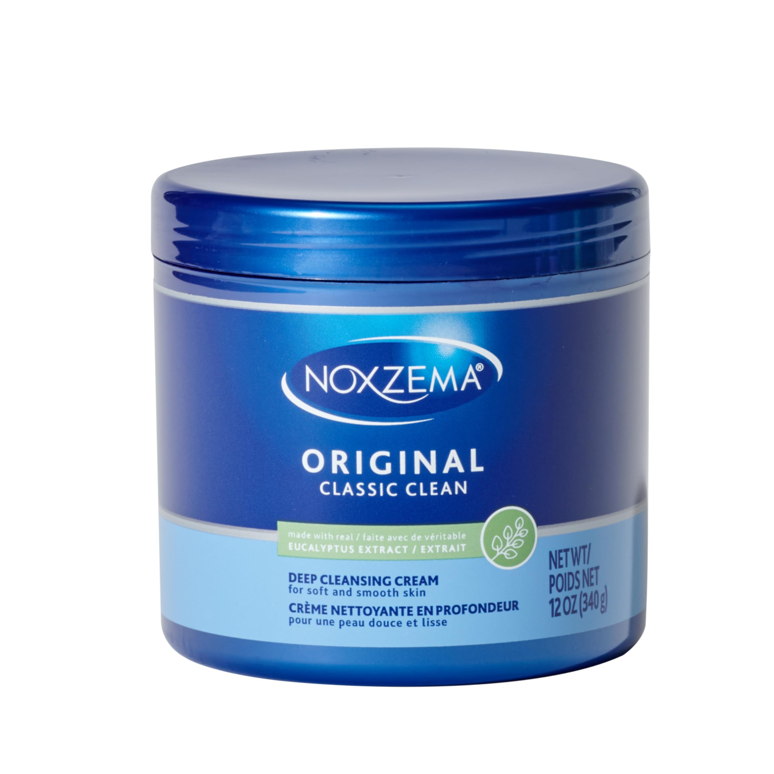 Noxzema deep cleansing cream creates rich lather for pore cleansing