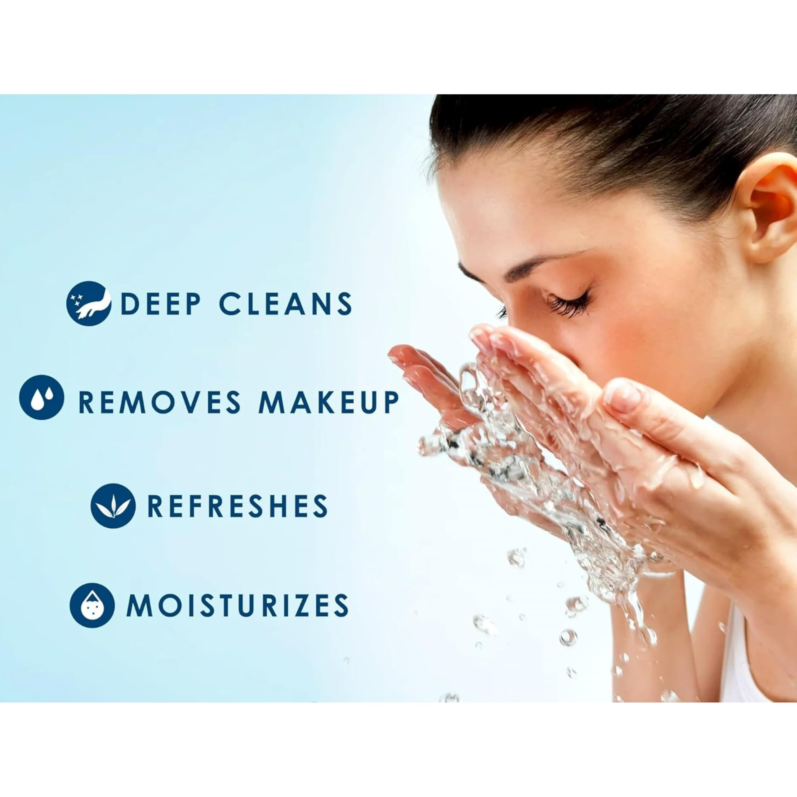 Noxzema Eucalyptus Oil Aroma emphasizes cooling sensation during cleansing.