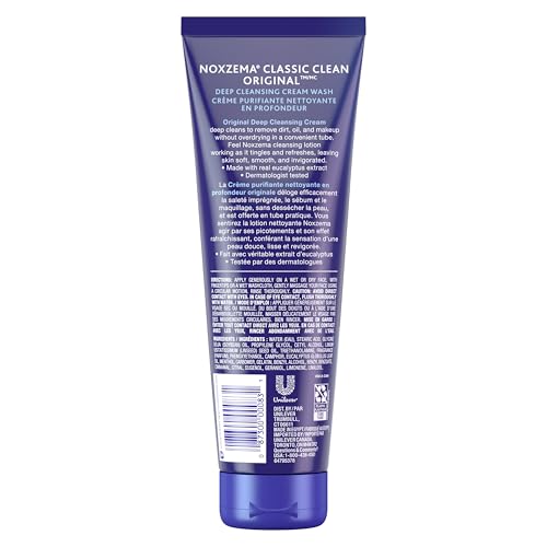Noxzema Original label closeup highlighting eucalyptus tingle and hydration