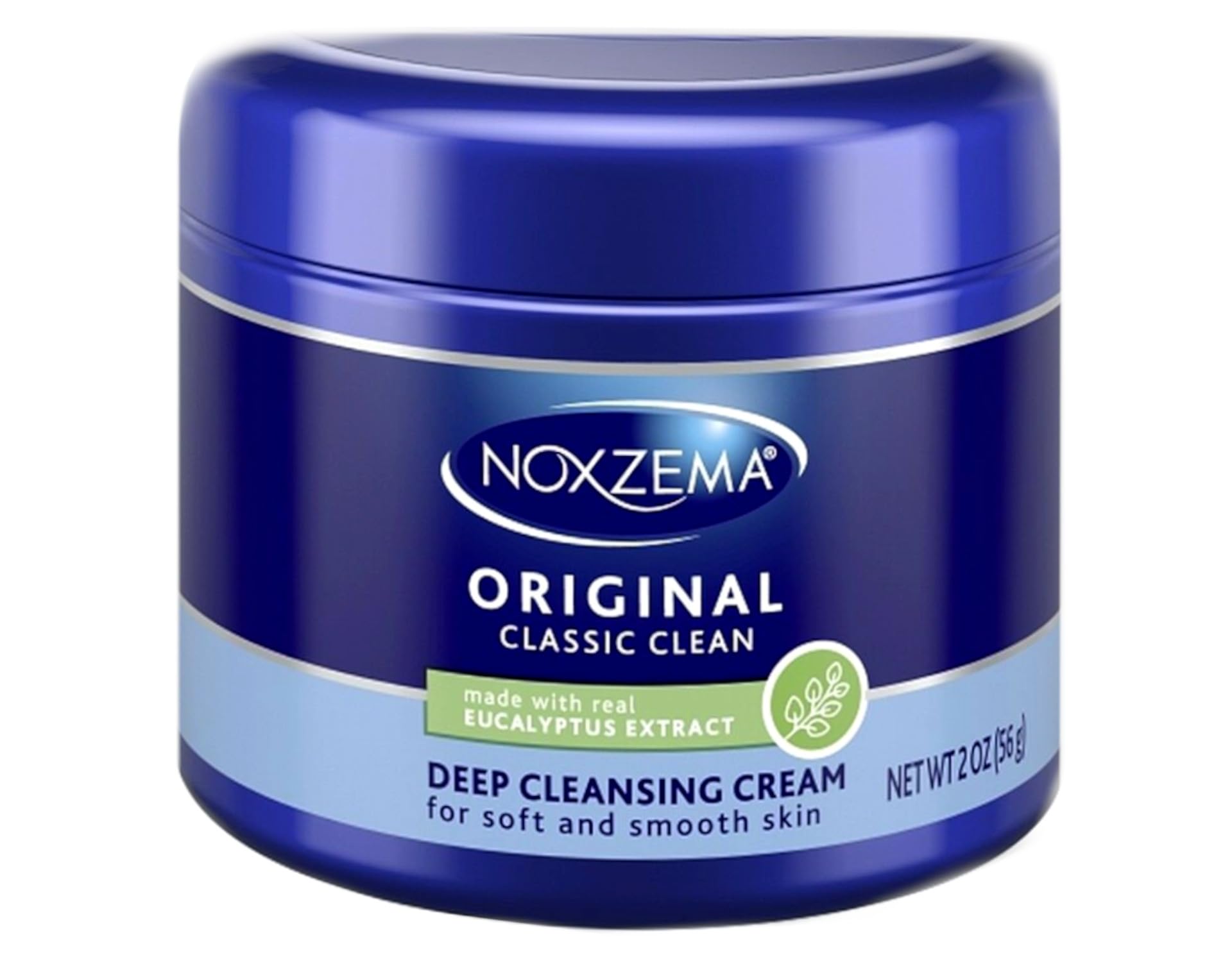 Noxzema Original Jar back label showing ingredients and usage tips.