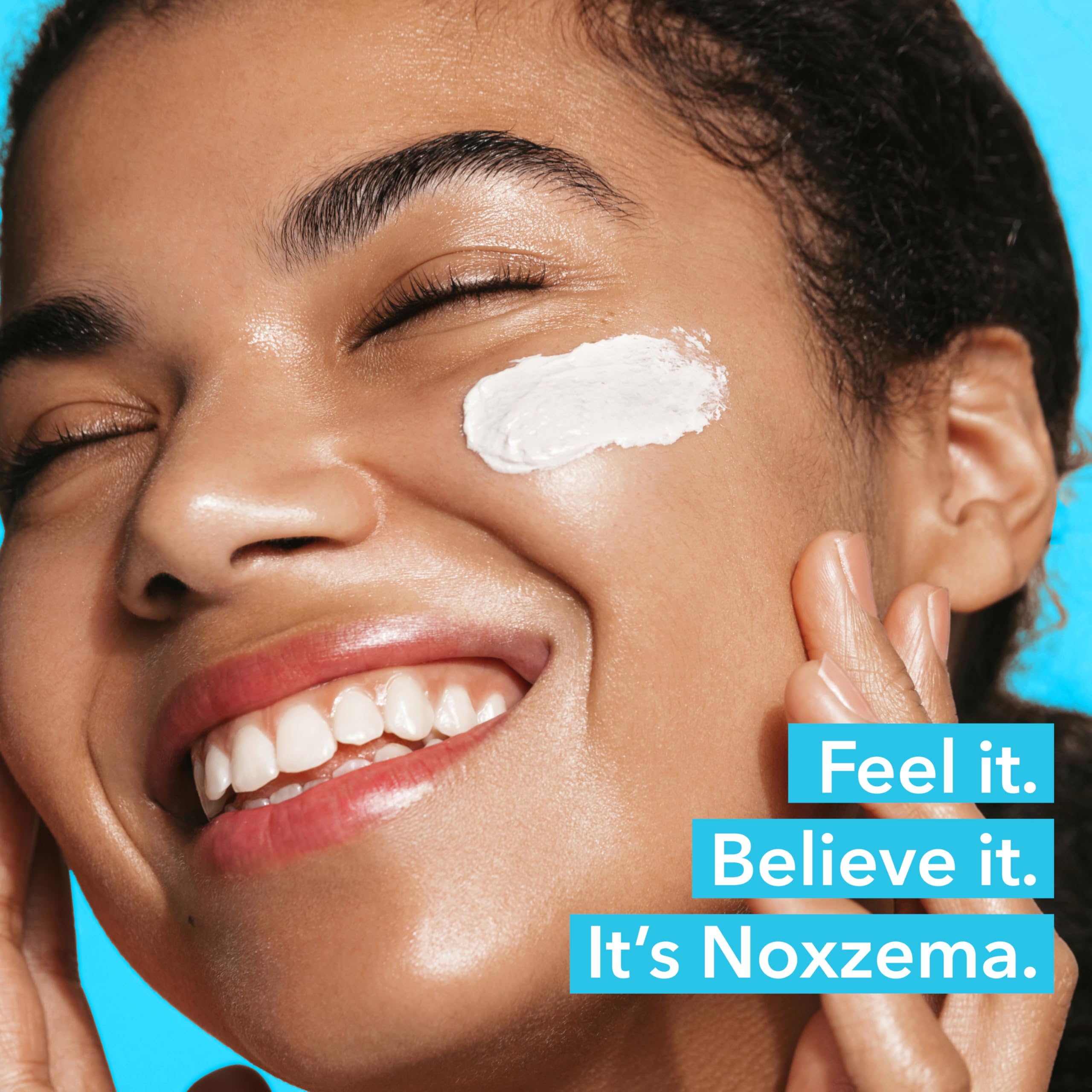Noxzema can be used on wet or dry skin