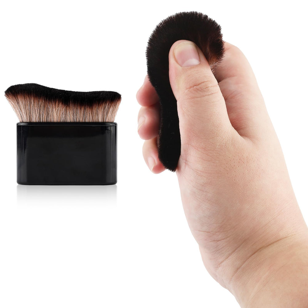 NQEUEPN self tanning brush provides full-body coverage for tanning and makeup.