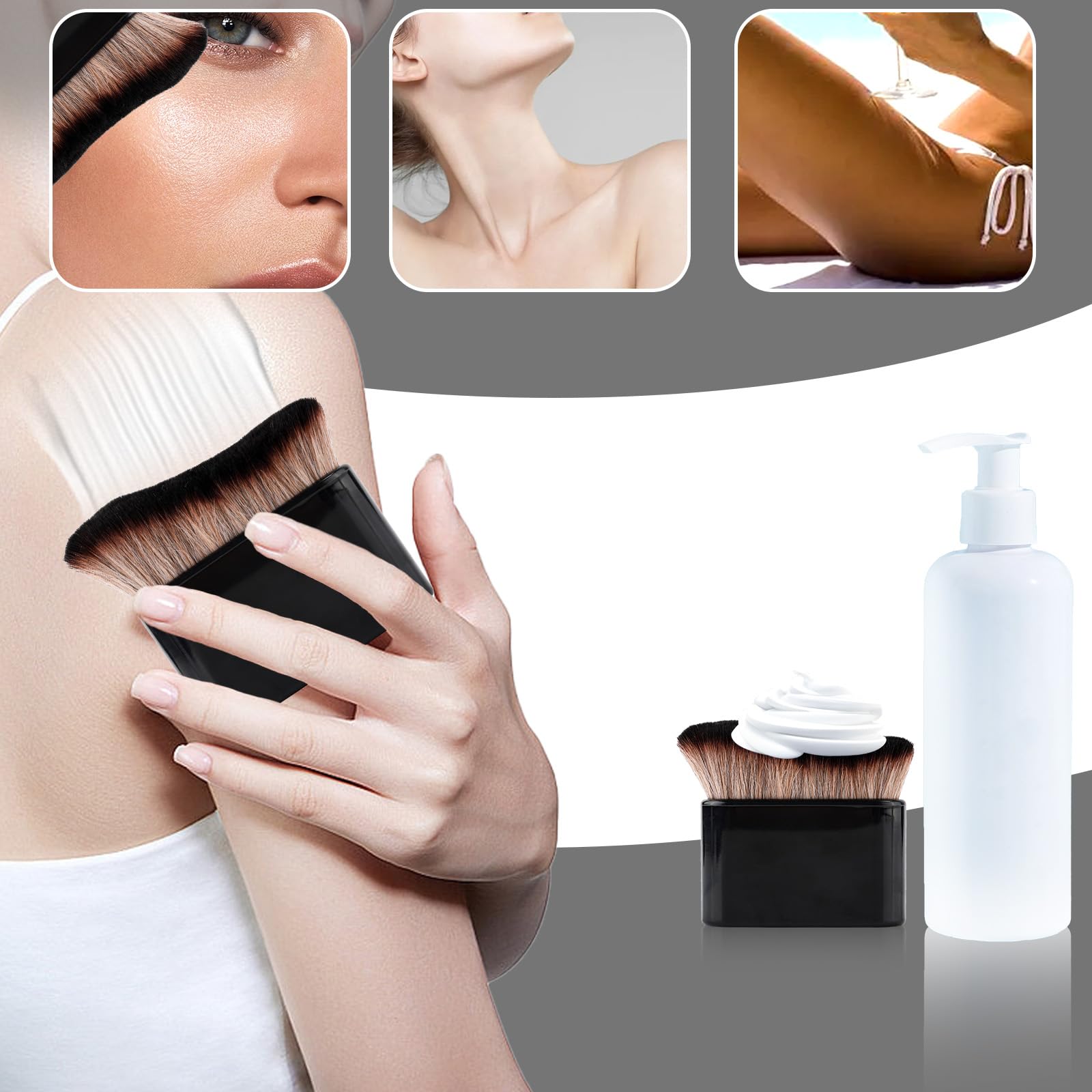 NQEUEPN self tanning brush is travel-friendly and easy to store.