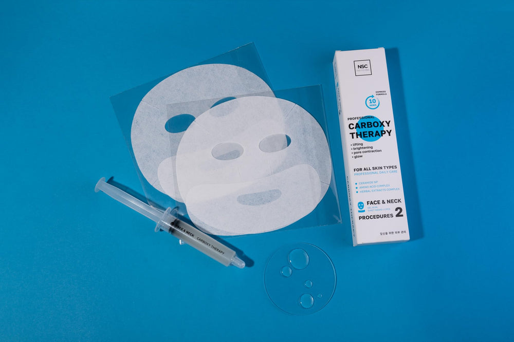 NSC Name Skin Care CO2 mask gel activator shows hydrating benefit