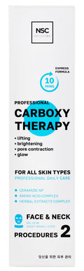 NSC Name Skin Care Korean Carboxy CO2 Therapy Mask Set (2) – Hydrating Face & Neck Sheet Masks