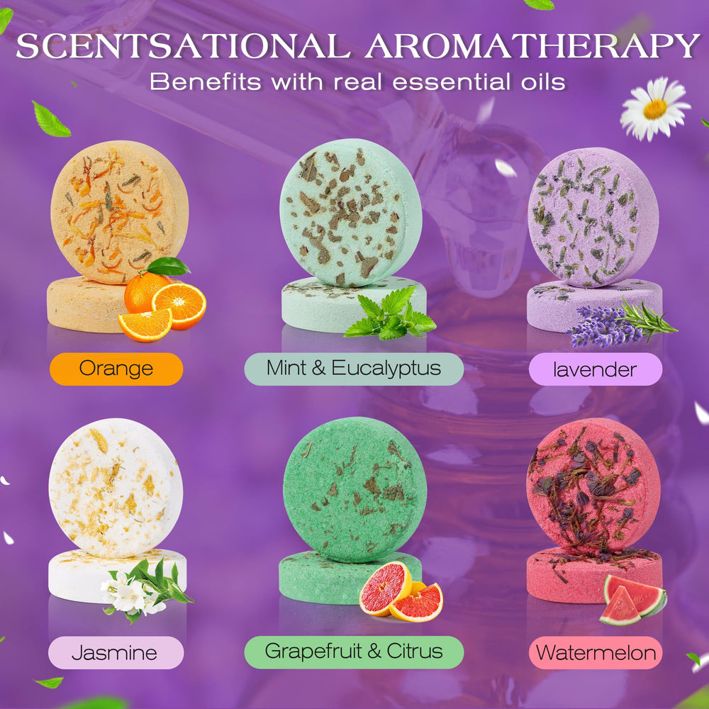 NSRZUA watermelon shower steamer with bright, uplifting fragrance in the shower.