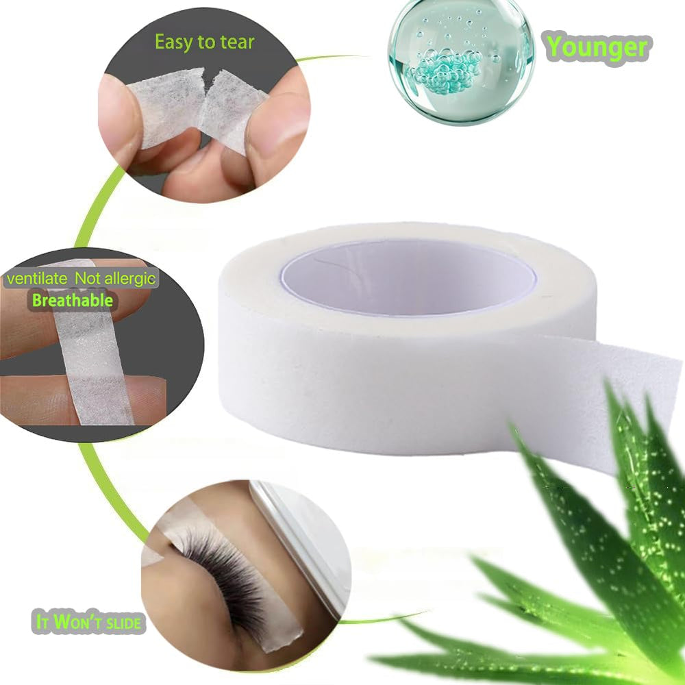 NswfDzk tape helps prevent foundation disturbance while shaping lashes