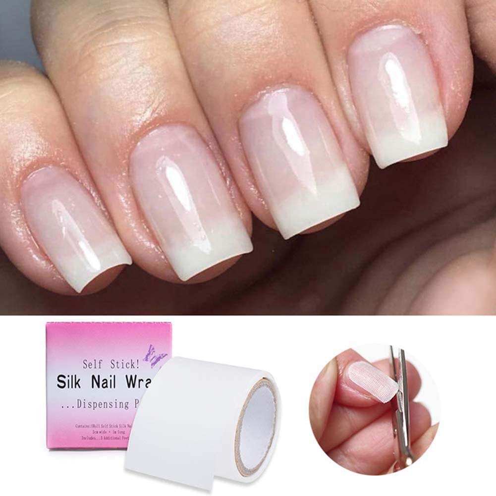 NT-ling reparación de uñas con envoltura de seda, protección duradera