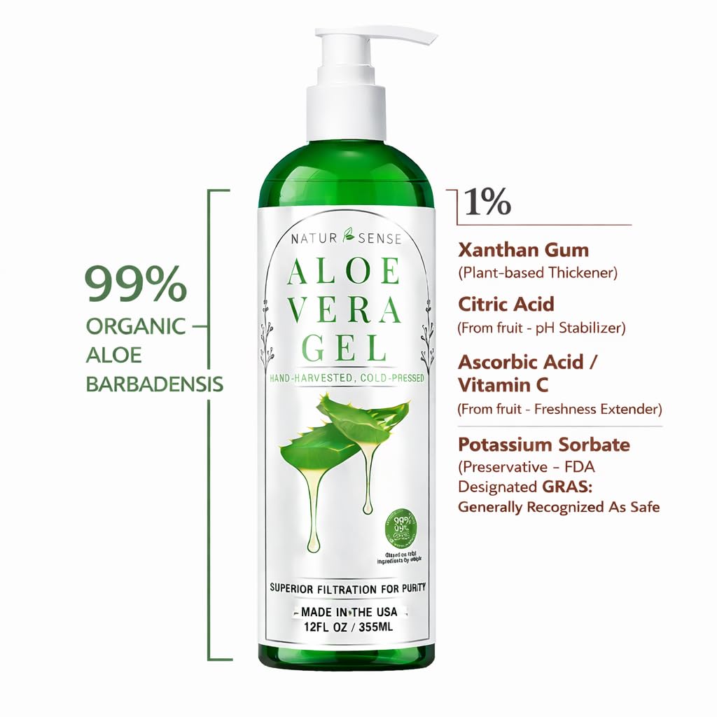 NTRSNS NaturSense aplicación facial suave y refrescante para piel sensible.