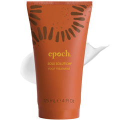 Nu Skin Epoch Sole Solution jar delivers deep hydration for dry feet.