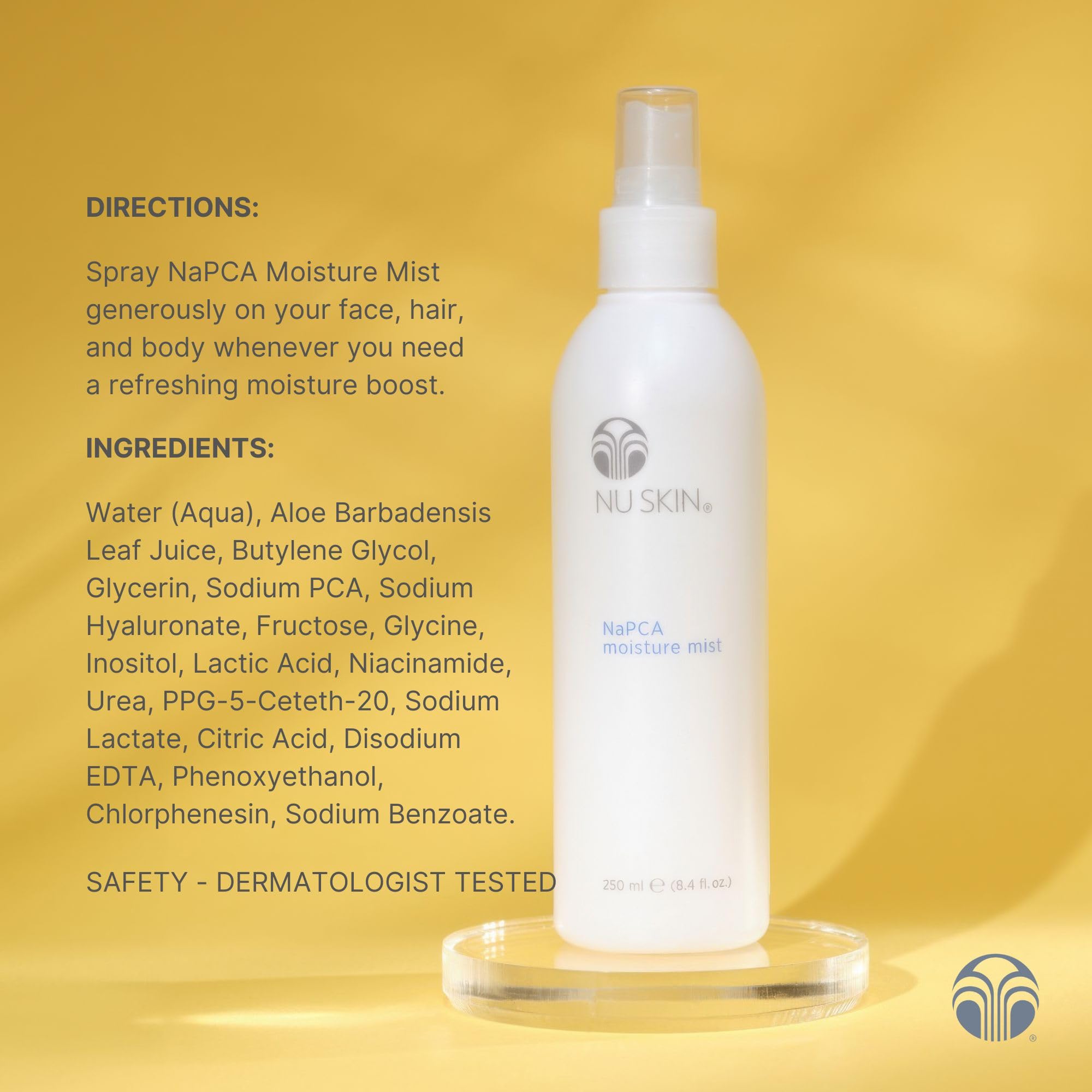 Nu Skin NaPCA Moisture Mist two-pack packaging for convenient use