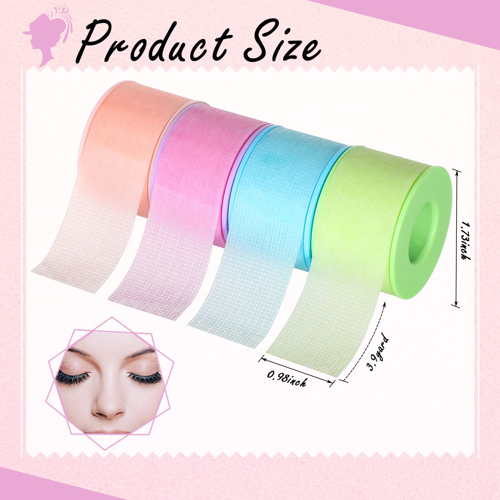 Nuanchu lash tape with breathable microporous material design