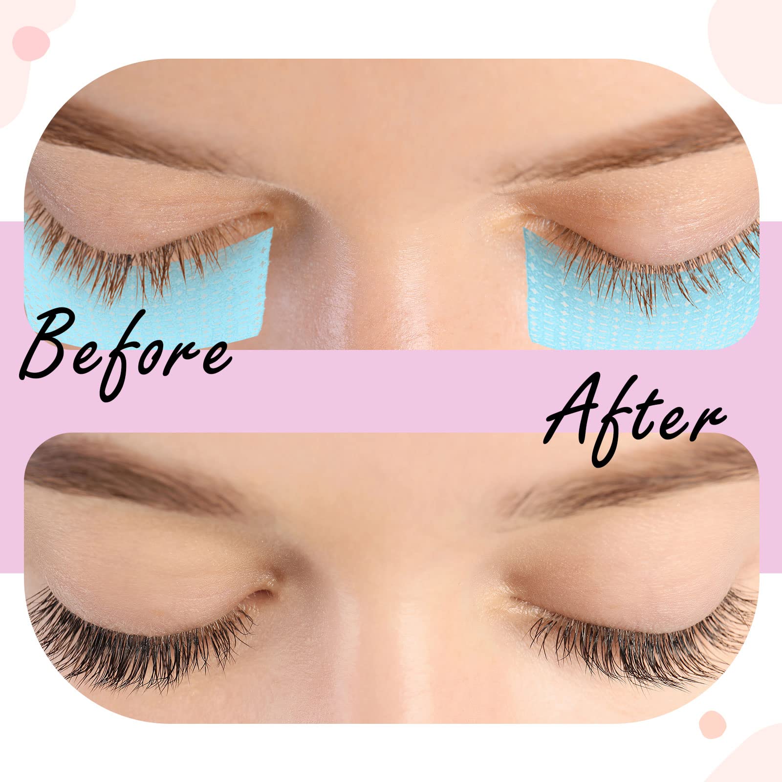 Nuanchu lash tape easy-tear edge for fast application