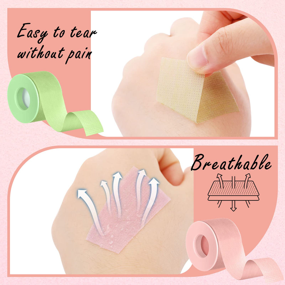 Nuanchu lash tape protecting eye area during makeup and extensions