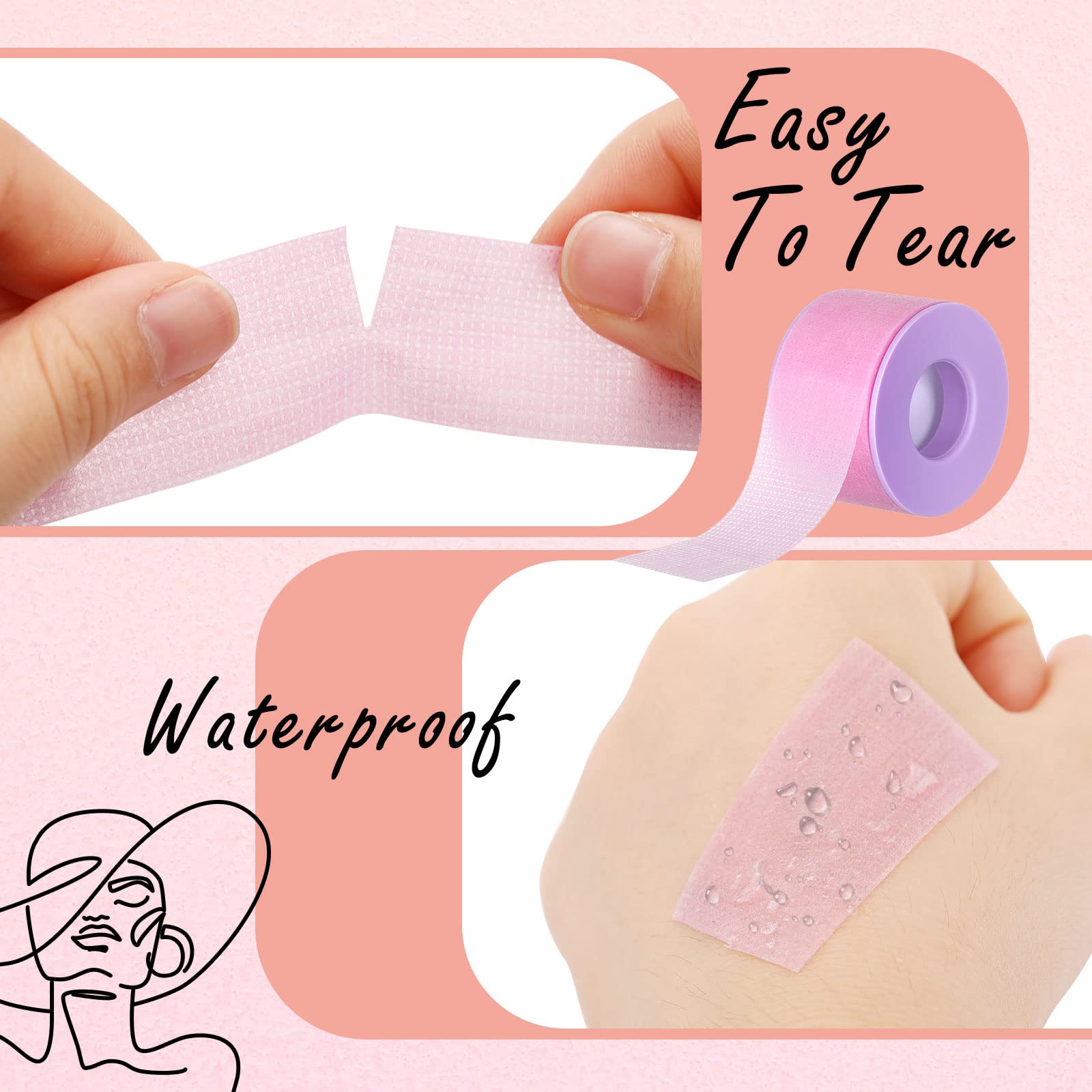 Nuanchu lash tape versatile for extensions and DIY makeup tasks